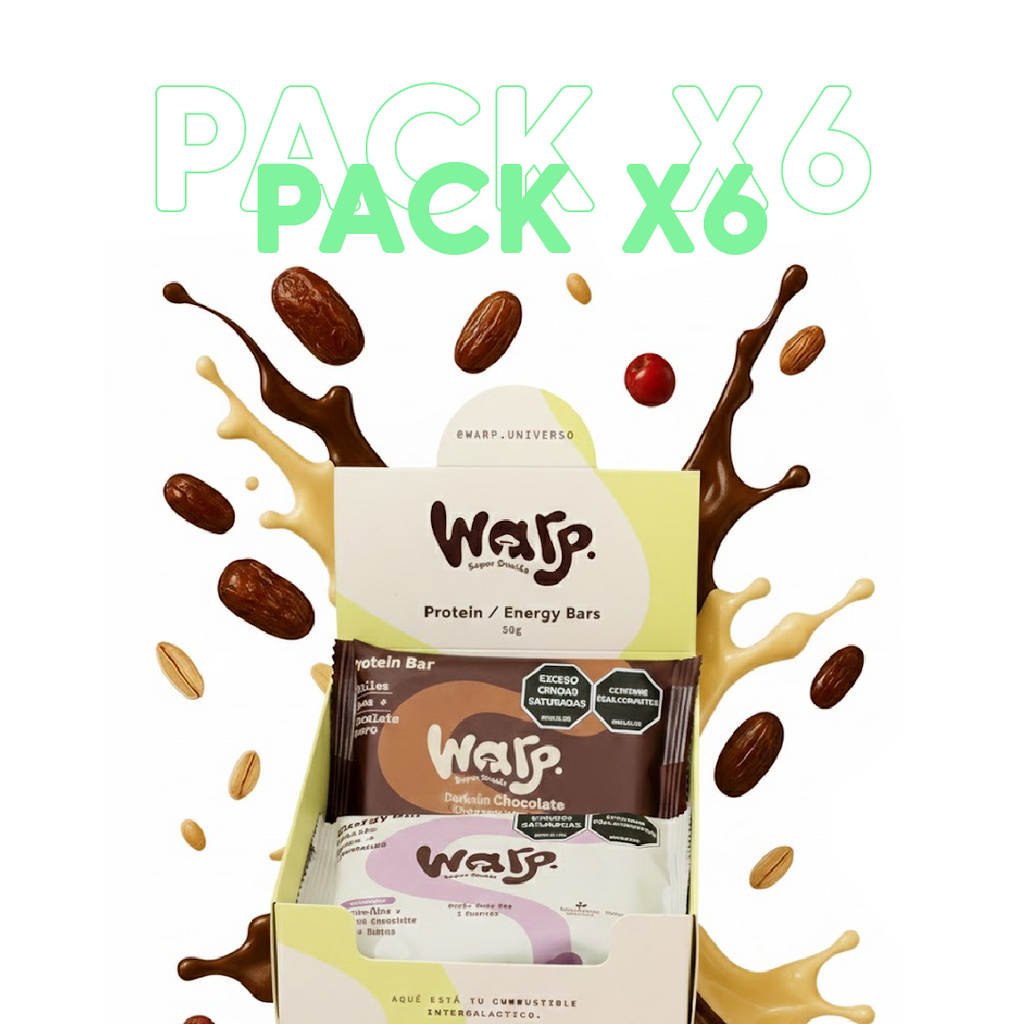 Warp Snacks Pack x6