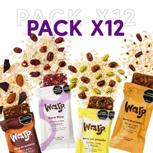 Warp Snacks Pack x12