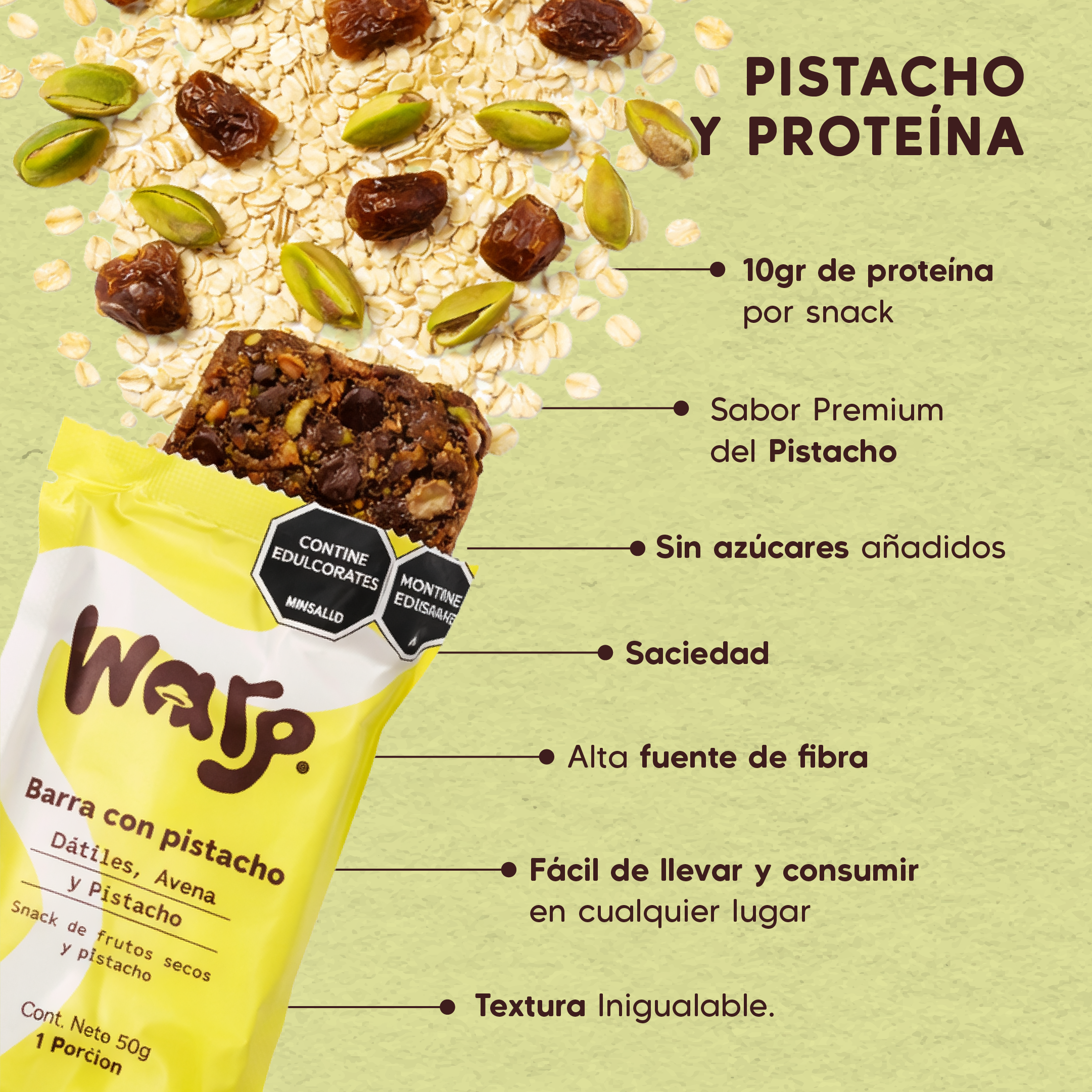 Warp Snacks Pack x6