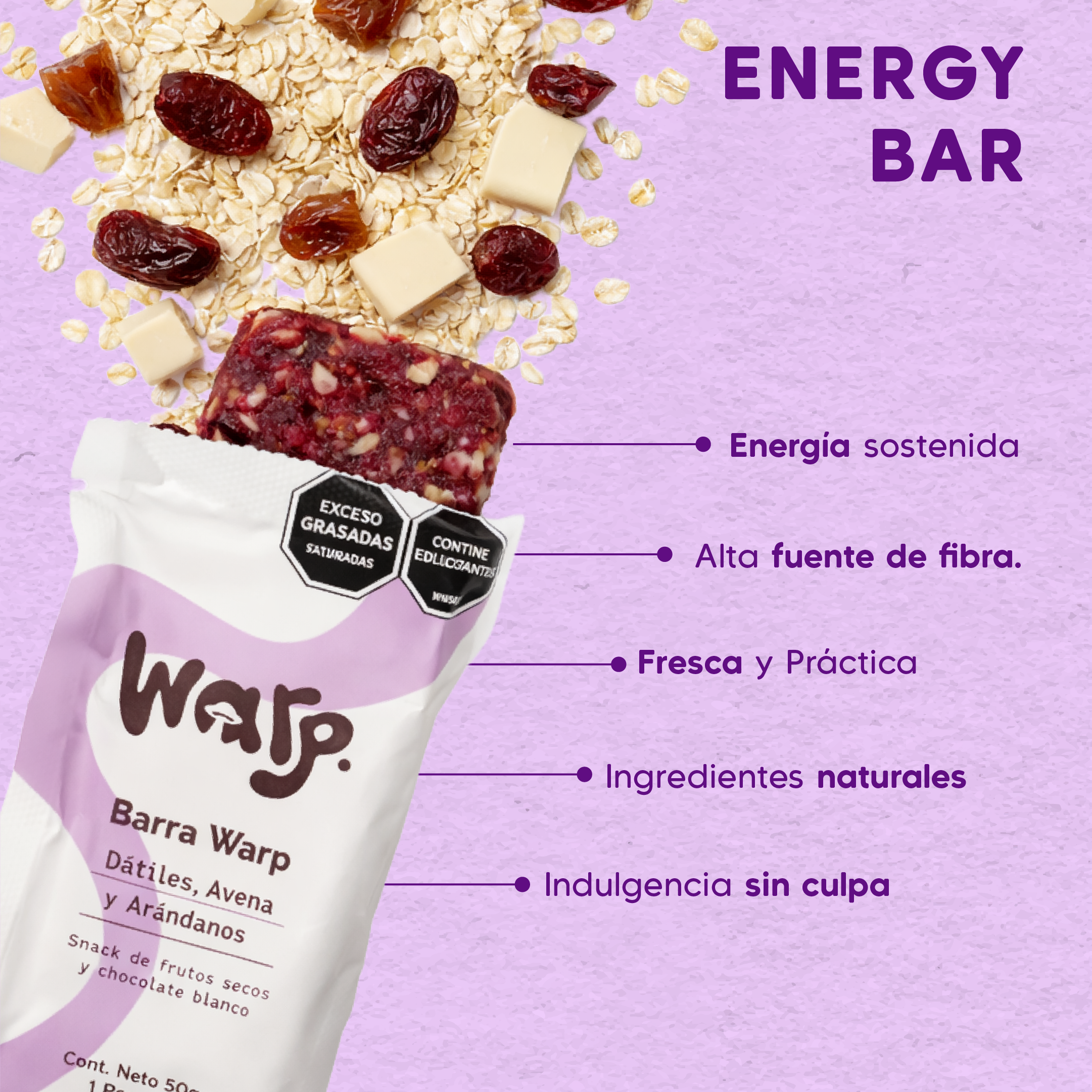 Warp Snacks Pack x6
